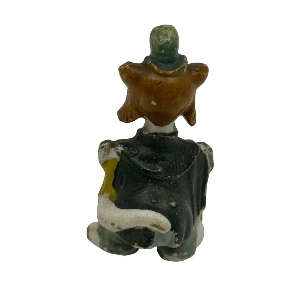 Vintage Disney Figurine‎ Honest John Fox Pinocchio Ceramic Cold Paint Japan 2.5